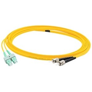 AddOn ADD-ASC-ST-2MS9SMF 2m Single-Mode Fiber (SMF) Simplex (APC-SC/PC-ST) ASC/ST OS1 Yellow Patch