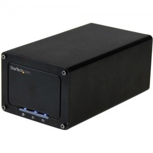 StarTech.com S252BU313R USB 3.1 (10Gbps) External Enclosure for Dual 2.5" SATA Drives - with RAID & UASP