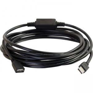 C2G 39010 16ft USB A Male to Female Active Extension Cable - Plenum, CMP-Rated