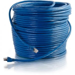 C2G 43167 50ft Cat6 Snagless Solid Shielded Network Patch Cable - Blue