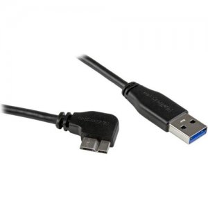 StarTech.com USB3AU2MRS Slim Micro USB 3.0 Cable - Right-Angle Micro-USB - 2m (6ft)