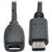 Tripp Lite U040-06N-MIC-F 6IN Hi-Speed ADAPT Cable USB C