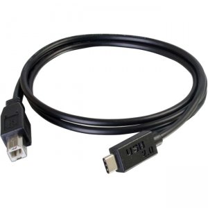 C2G 28858 3ft USB 2.0 USB-C to USB-B Cable M/M - Black