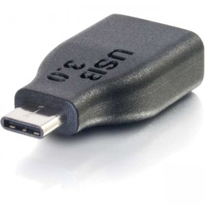 C2G 28868 USB 3.0 USB-C to USB-A Adapter M/F - Black