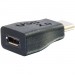 C2G 28869 USB 2.0 USB-C to USB-Micro B Cable M/F - Black