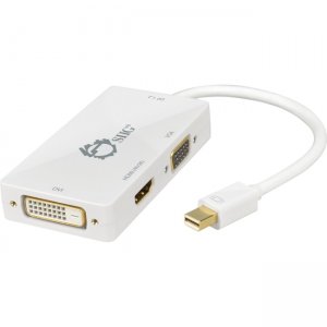 SIIG CB-DP1H11-S1 Mini DisplayPort 1.2 to HDMI/DVI/VGA Conversion Adapter