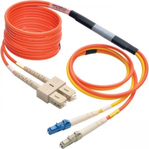 Tripp Lite N425-02M 2M/6ft Fiber Optic SMF-MMF LC