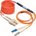 Tripp Lite N425-03M 3M/10ft Fiber Optic SMF-MMF LC
