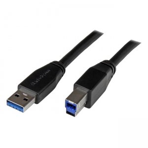 StarTech.com USB3SAB10M Active USB 3.0 USB-A to USB-B cable - 10m (30ft)