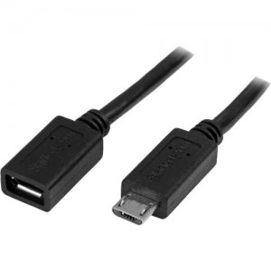 StarTech.com USBUBEXT50CM Micro-USB Extension Cable - M/F - 0.5m (20in)