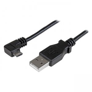StarTech.com USBAUB1MRA 1m Right-Angle Micro-USB 2.0 Charging Cable for Tablets and Phones