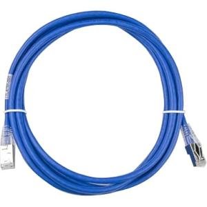 Supermicro CBL-NTWK-0606 RJ45 Cat6a 550MHz Rated Blue 9 FT Patch Cable, 24AWG
