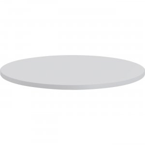 Lorell 62575 Round Invent Tabletop - Light Gray