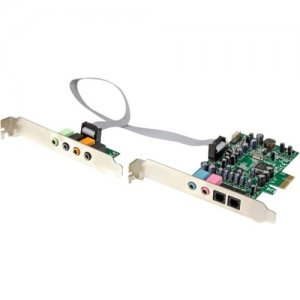 StarTech.com PEXSOUND7CH 7.1 Channel Sound Card - PCI Express - 24-bit - 192KHz