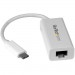 StarTech.com US1GC30W USB-C to Gigabit Network Adapter - USB 3.1 Gen 1 (5 Gbps) - White