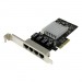 StarTech.com ST4000SPEXI 4-Port Gigabit Ethernet Network Card - PCI Express, Intel I350 NIC