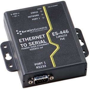 Brainboxes ES-446 Ethernet 1 Port RS232 Power Over Ethernet PoE