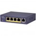 Amer SG4P1 5 Port 10/100/1000 Desktop Switch with 4 PoE ports