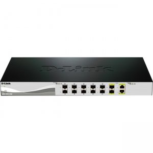 D-Link DXS-1210-12SC 10G Smart Switch with 10-port 10G SFP+ and 2-port 10GBASE-T/SFP+ Combo