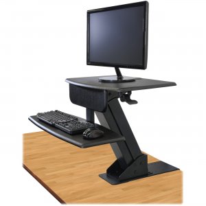 Kantek STS800 Desk-mounted Sit-to-Stand Workstation KTKSTS800