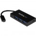 StarTech.com HB30C3A1CFB 4-port USB 3.1 Gen 1 Hub - USB-C to 1x USB-C and 3x USB