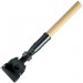 Rubbermaid M116000000 M116 Snap-On Dust Mop Handle, Hardwood RCPM116000000