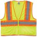 GloWear 21293 Class 2 Two-tone Lime Vest EGO21293