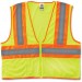 GloWear 21293 Class 2 Two-tone Lime Vest EGO21293