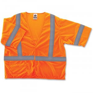 Ergodyne 22015 GloWear Class 3 Orange Economy Vest EGO22015