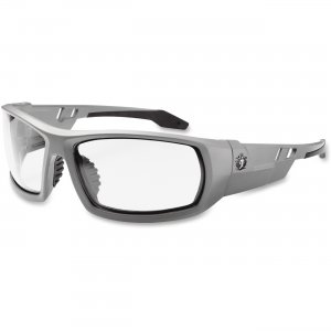 Ergodyne 50100 Clear Lens/Gray Frame Safety Glasses EGO50100