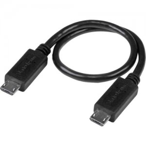 StarTech.com UUUSBOTG8IN 8in USB OTG Cable - Micro USB to Micro USB - M/M - USB OTG Adapter - 8 inch