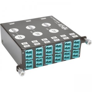 Tripp Lite N484-3M8-LC12 40 GB to 10 GB Breakout Cassette, (x3) 8-Fiber OM4 MTP/MPO to (x12