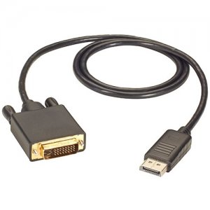 Black Box EVNDPDVI-0003-MM DisplayPort to DVI Cable - Male to Male, 3-ft