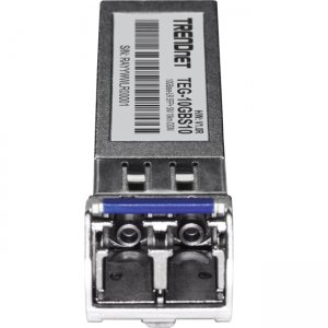 TRENDnet TEG-10GBS10 10GBASE-LR SFP+ Single Mode LC Module 10 km (6.2 miles) with DDM