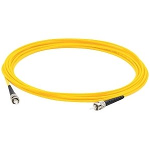 AddOn ADD-ST-ST-10MS9SMF 10m Single-Mode fiber (SMF) Simplex ST/ST OS1 Yellow Patch Cable