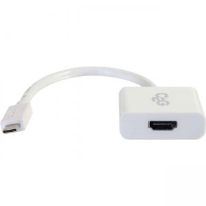 C2G 29475 USB-C to HDMI Audio/Video Adapter - White