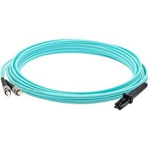 AddOn ADD-LC-MTRJ-1M5OM3 1m Multi-Mode fiber (MMF) Duplex LC/MTRJ OM3 Aqua Patch Cable