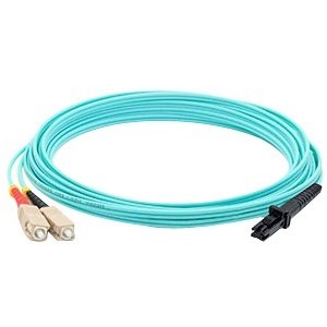 AddOn ADD-SC-MTRJ-7M5OM3 7m Multi-Mode fiber (MMF) Duplex SC/MTRJ OM3 Aqua Patch Cable