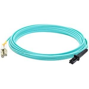 AddOn ADD-LC-MTRJ-5M5OM3 5m Multi-Mode fiber (MMF) Duplex LC/MTRJ OM3 Aqua Patch Cable