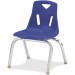 Jonti-Craft 8142JC1003 Jonti-Craft Berries Plastic Chairs w/Chrome-Plated Legs