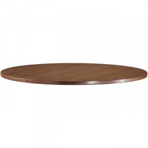 Lorell 69990 Essentials Series Walnut Laminate Round Table