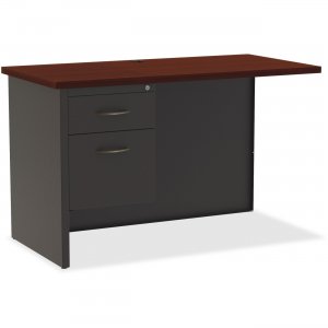 Lorell 79156 Mahogany Laminate/Ccl Modular Desk Series