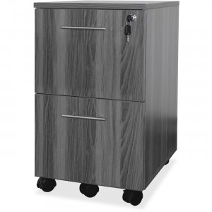 Mayline MNFFLGS Gray Laminate Mobile F/F Pedestal File MNFF