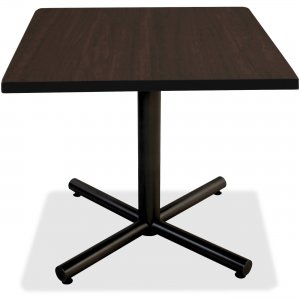 Lorell 62588 Hospitality Espresso Laminate Square Tabletop