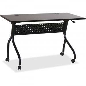 Lorell 60732 Espresso/Black Training Table