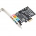 SYBA Multimedia SI-PEX63096 5.1 Channel PCI-e x1 Sound Card