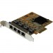 StarTech.com ST1000SPEX43 4-Port PCI Express Gigabit Network Adapter Card - Quad-Port PCIe Gigabit NIC