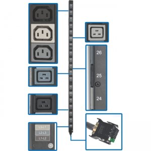 Tripp Lite PDU3V20D354A 54-Outlet PDU