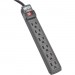 Tripp Lite PS66B Power It! 6-Outlet Power Strip, 6 ft. Cord, Black Housing