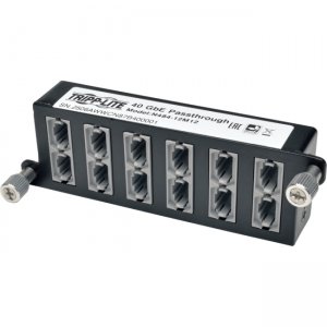 Tripp Lite N484-12M12 40Gb Pass-Through Cassette - (x12) 12-Fiber MTP/MPO